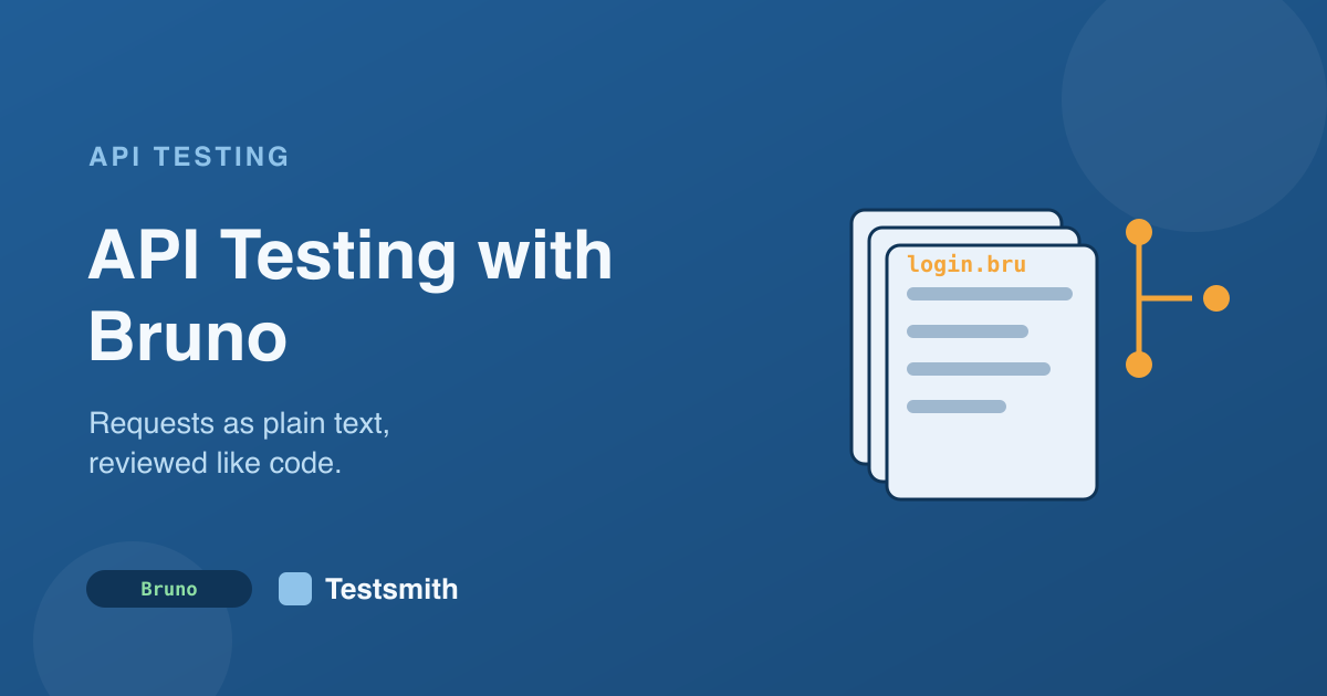 API testing with Bruno banner