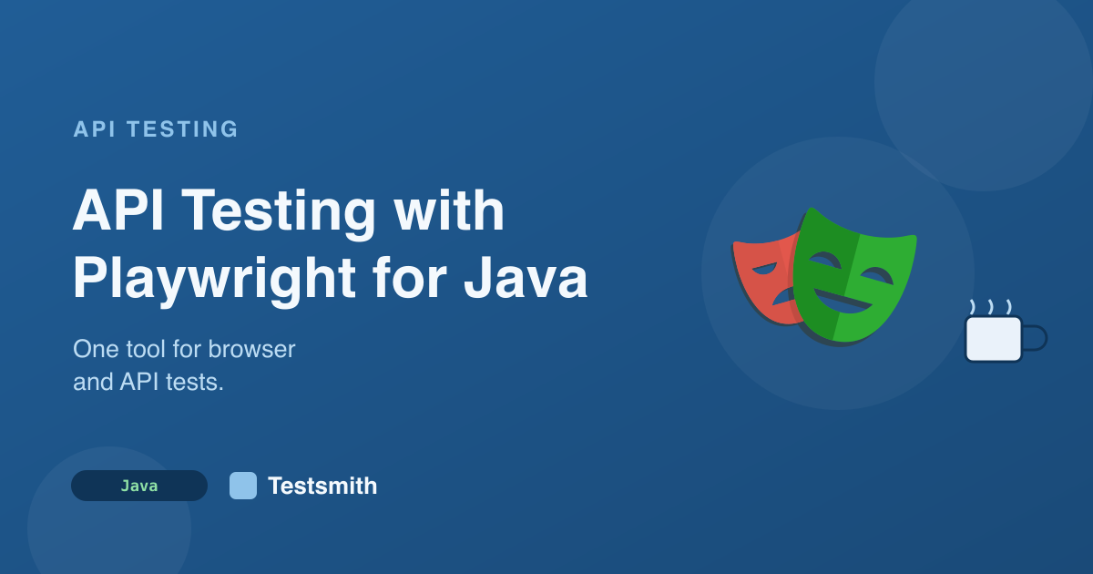 API testing with Playwright for Java banner