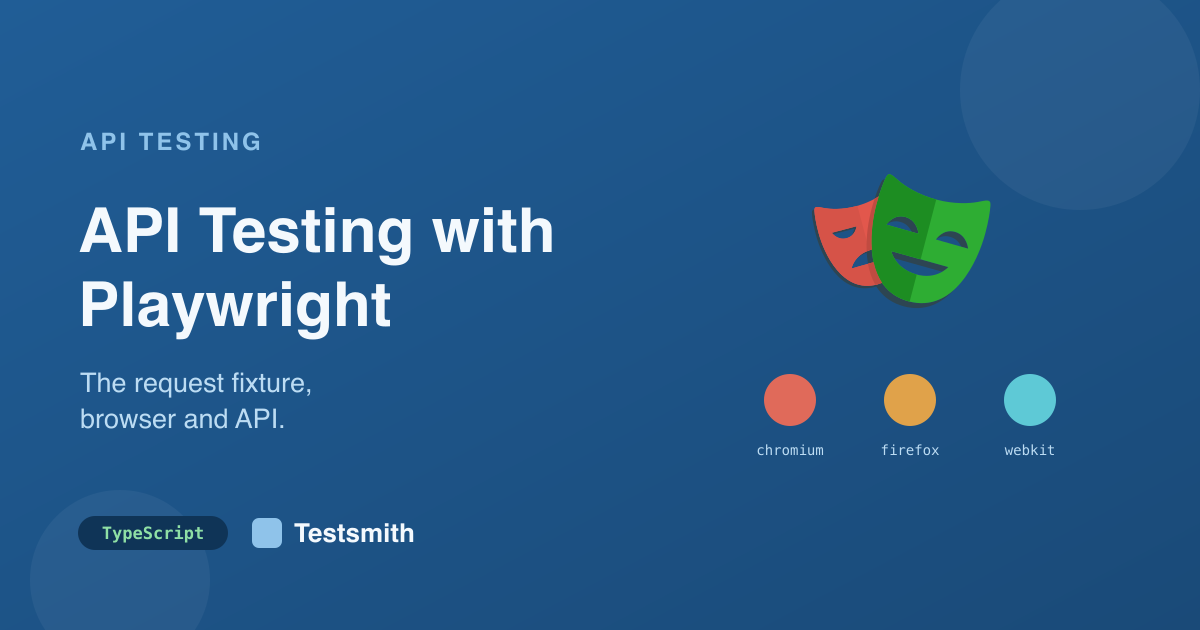 API testing with Playwright and TypeScript banner