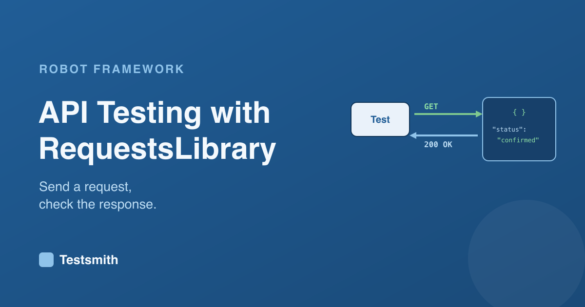 API Testing in Robot Framework with RequestsLibrary