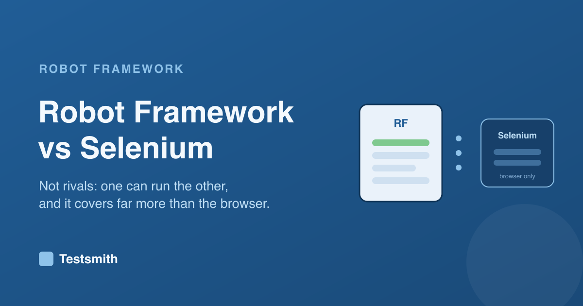 Robot Framework vs Selenium: What Is the Difference?